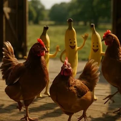 AI generated video: make them dance happy