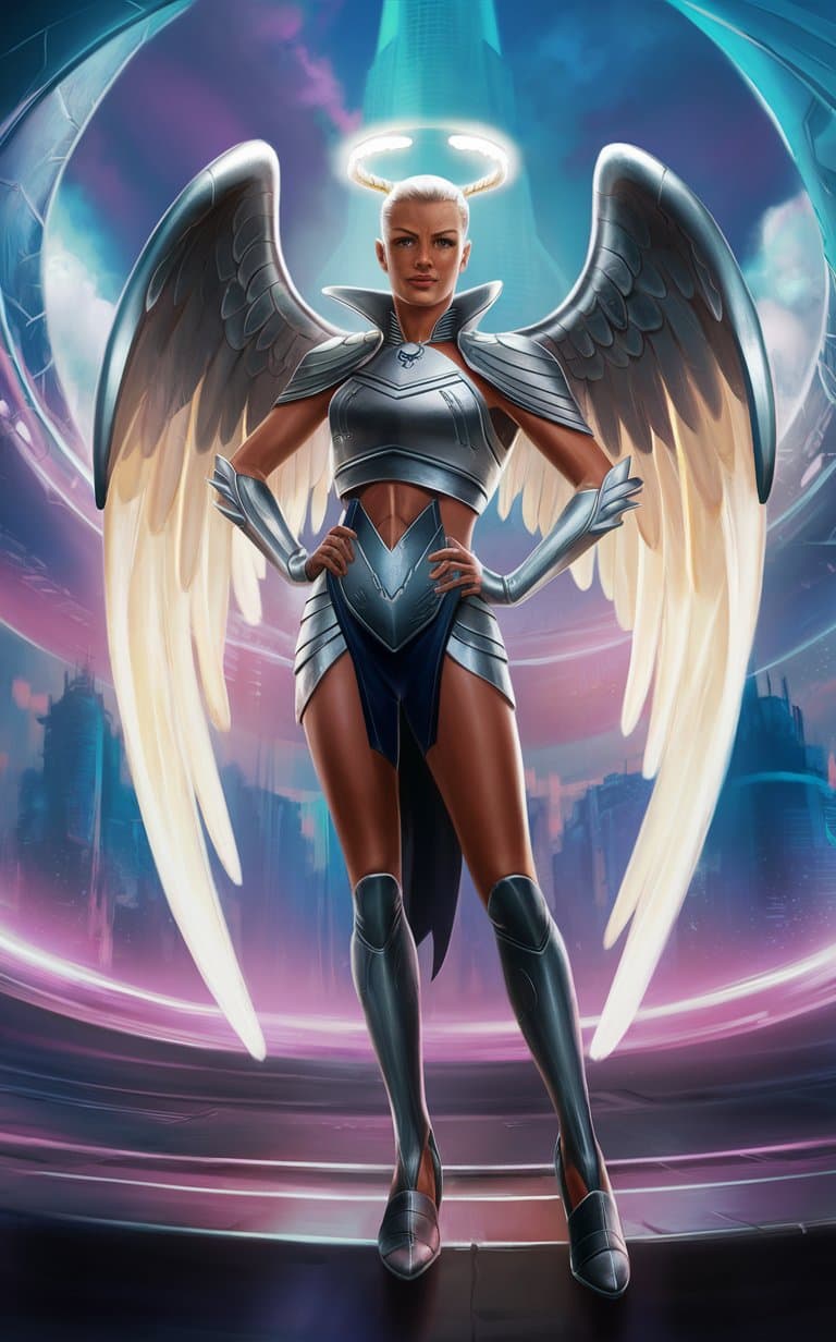 AI generated: set tipe angel gundo