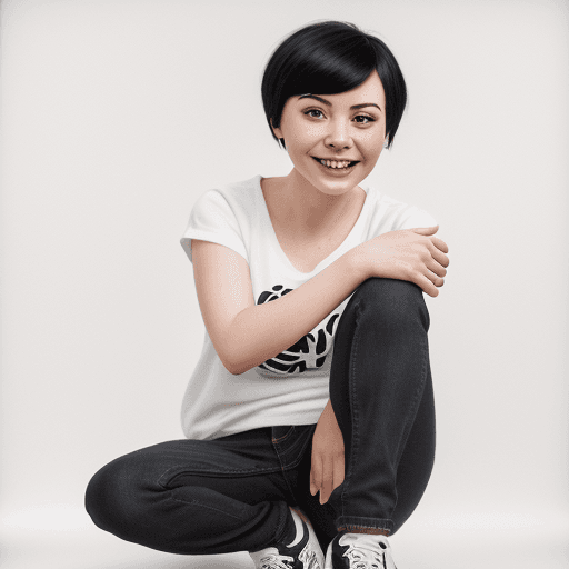 AI generated: Hyper realistic, full shot body photo of the most creepy artwork in the world, portrait photo of a f...