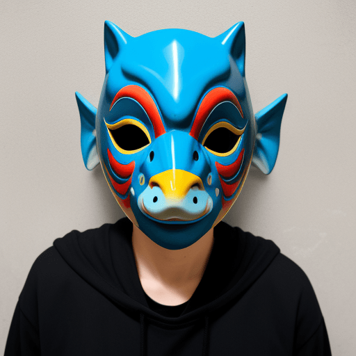 AI generated: fish mask