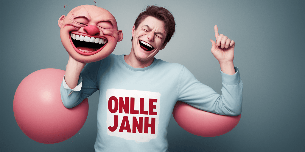 AI generated:  one man that people laugh at