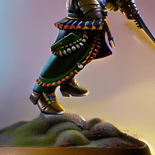 AI generated: Warhammer 40000 assassin, Boris Villaggio, painting, dark fantasy, illustration