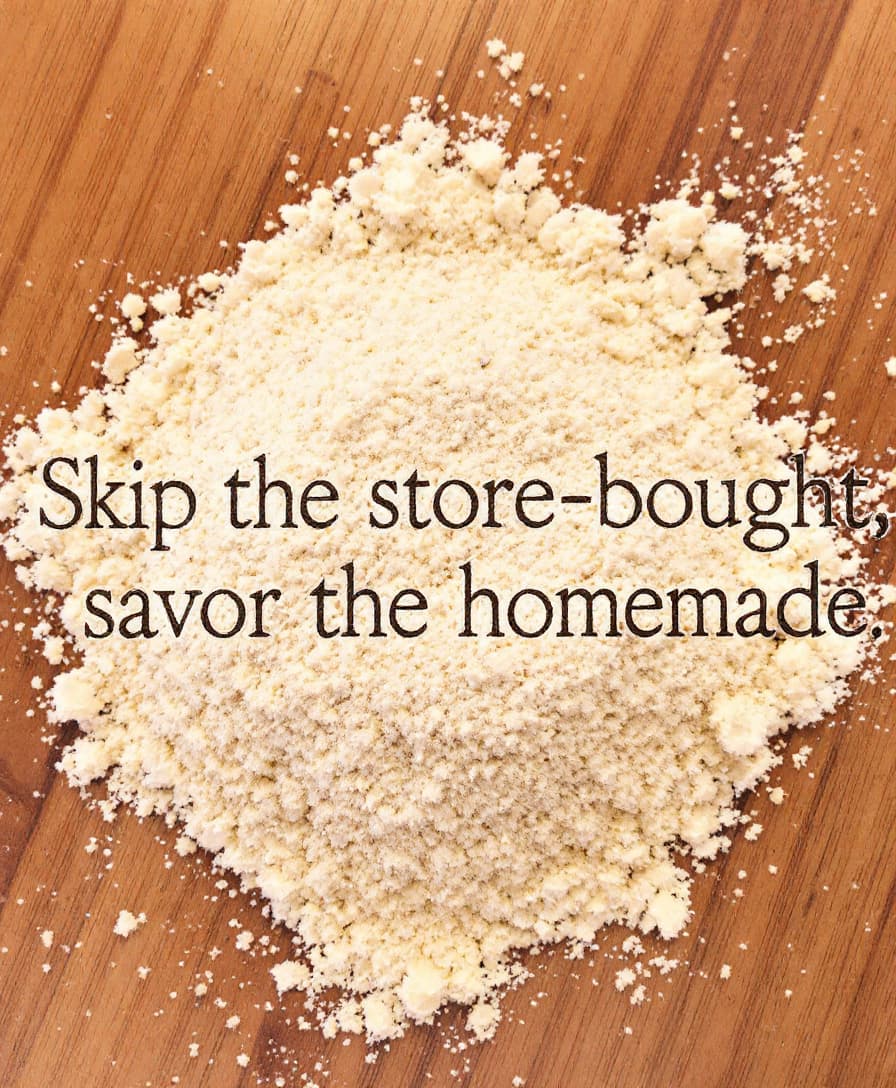 AI generated: {"Skip the store-bought, savor the homemade. 🌿 Our garlic powder is made with the freshest garlic, ...