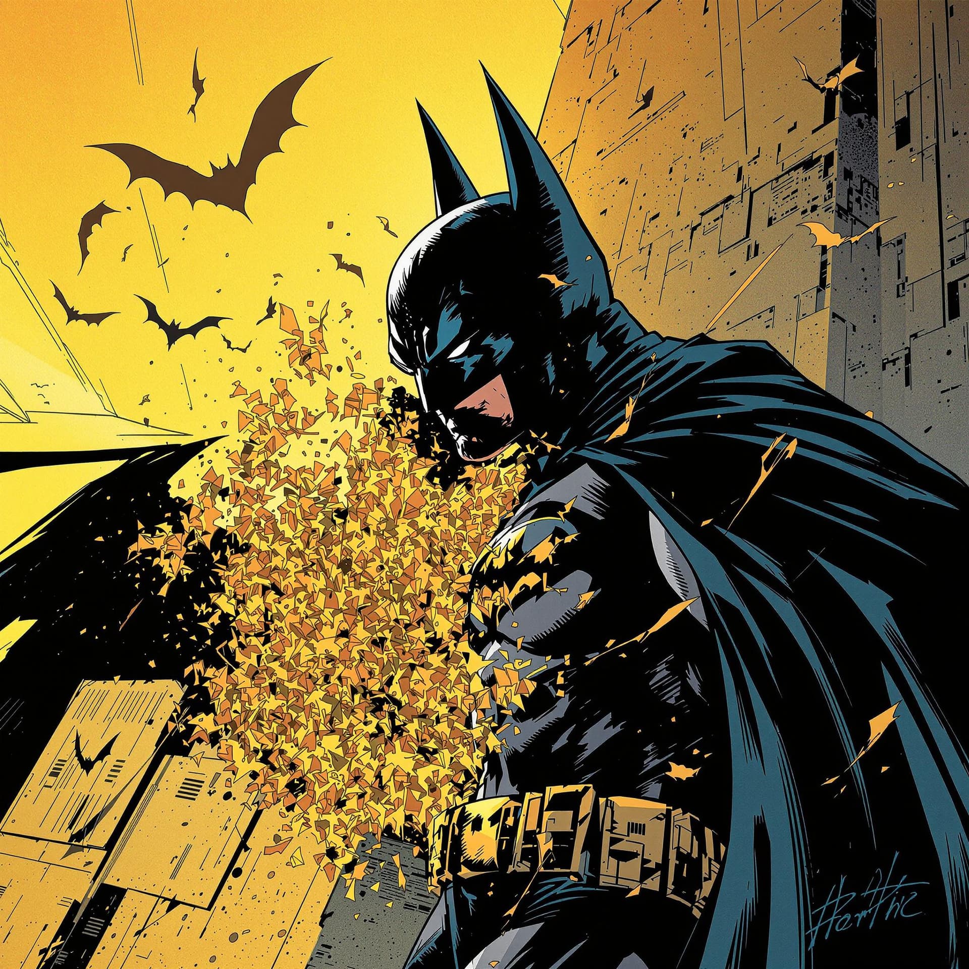 AI generated: batman comics
