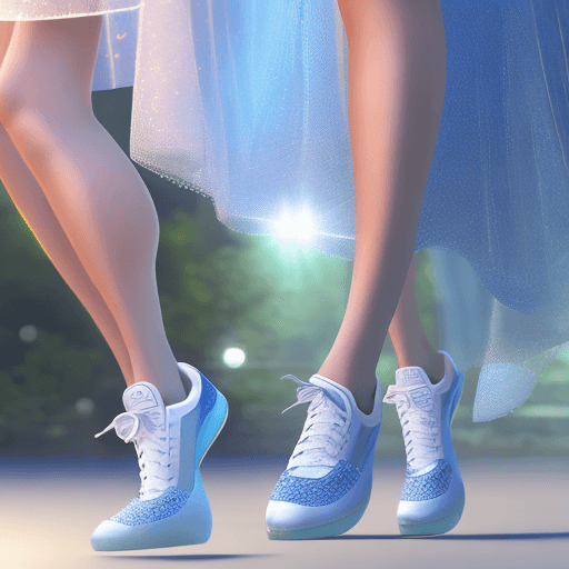 AI generated: full length 3D realistic image of Cinderella of Disney, standing, transparent background, wearing ad...