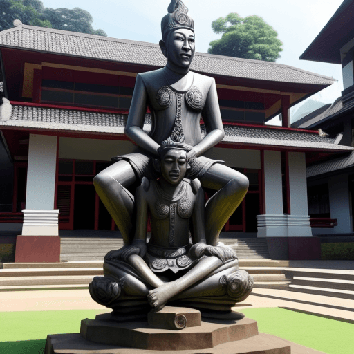 AI generated: Bandung Bondowoso create a statue


