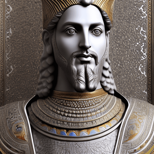 AI generated: Cyrus The Great , King of Persia , King of Kings ,Emperor , Persian Throne, intricate artwork . octa...