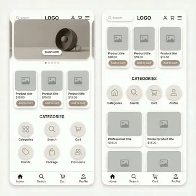 AI generated video: convert in a low fidelity prototype
