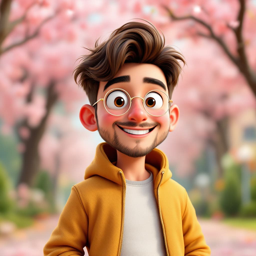 AI generated: 3d image, cute man, in the style of Pixar --ar 1:2 --stylize 750