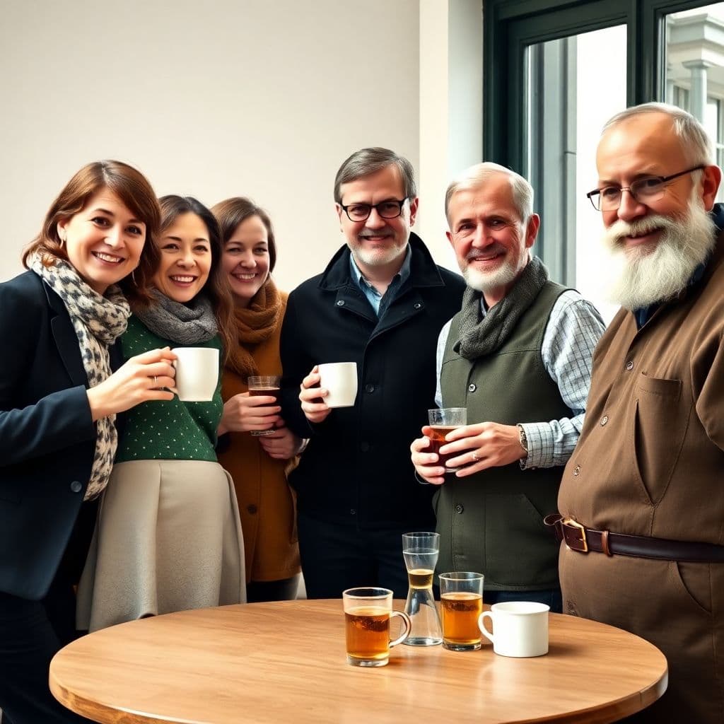 AI generated: 3 men and 2 women (a woman lawyer, a woman geologist, a man geologist, a man - programmer-itishnik, ...