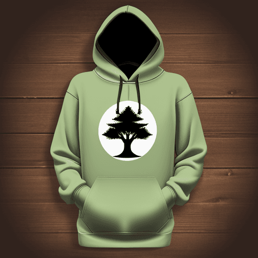 AI generated: Tree Hoodie Logo design