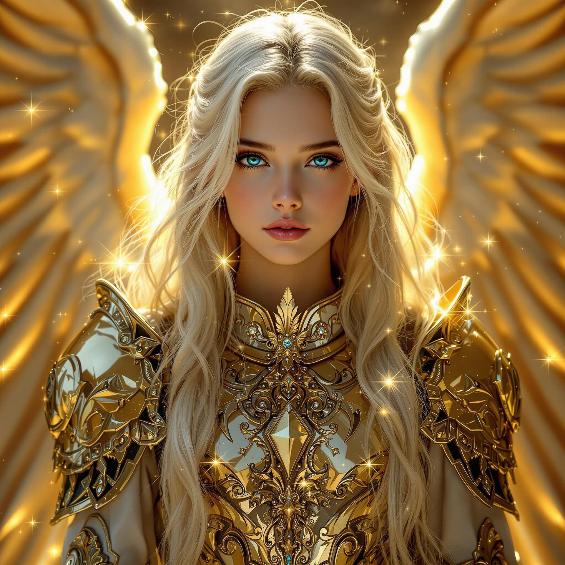 AI generated: a professional photo of a exceptionally of the most beautiful girl (age 13) in the world with platin...