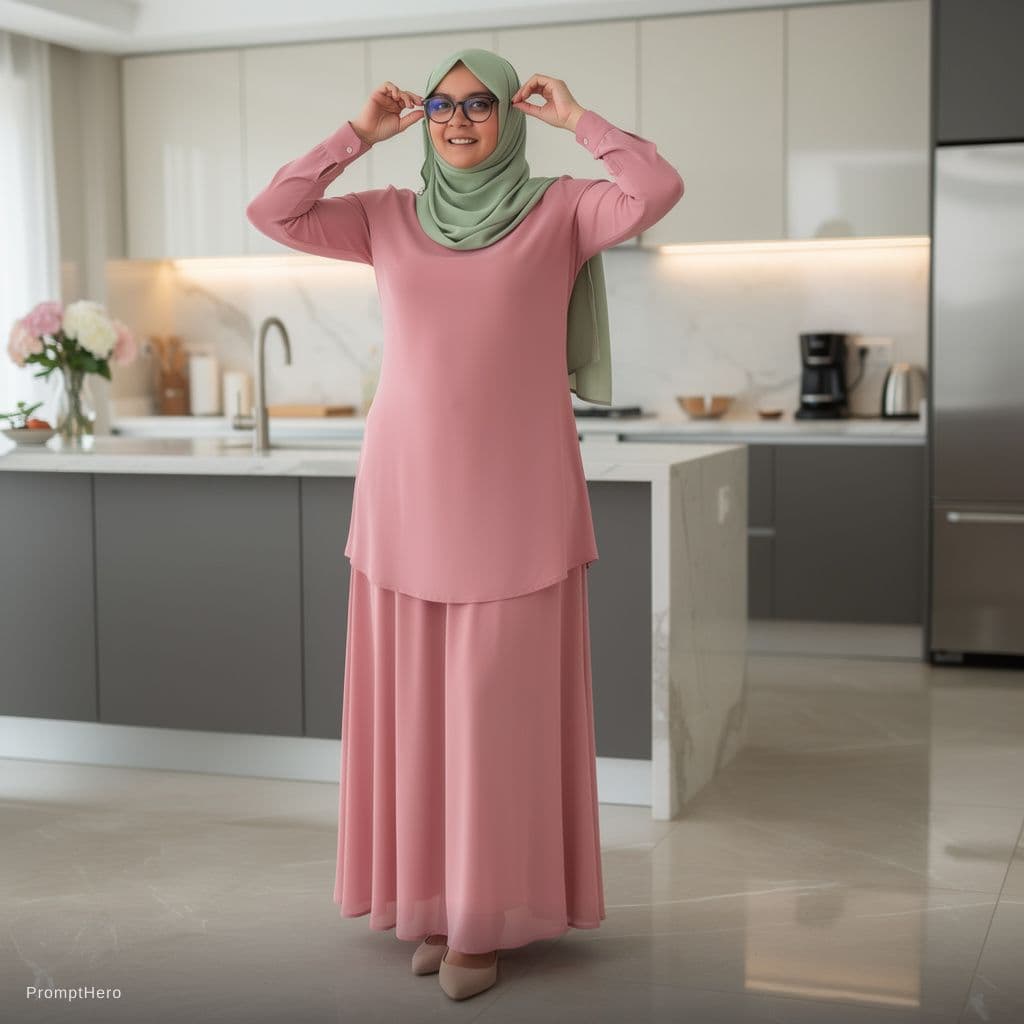 AI generated: Use the women in image, full body view from head to toe, no cropping whatsoever, complete legs and f...