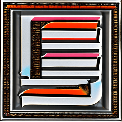 AI generated: logo of the letter "E"