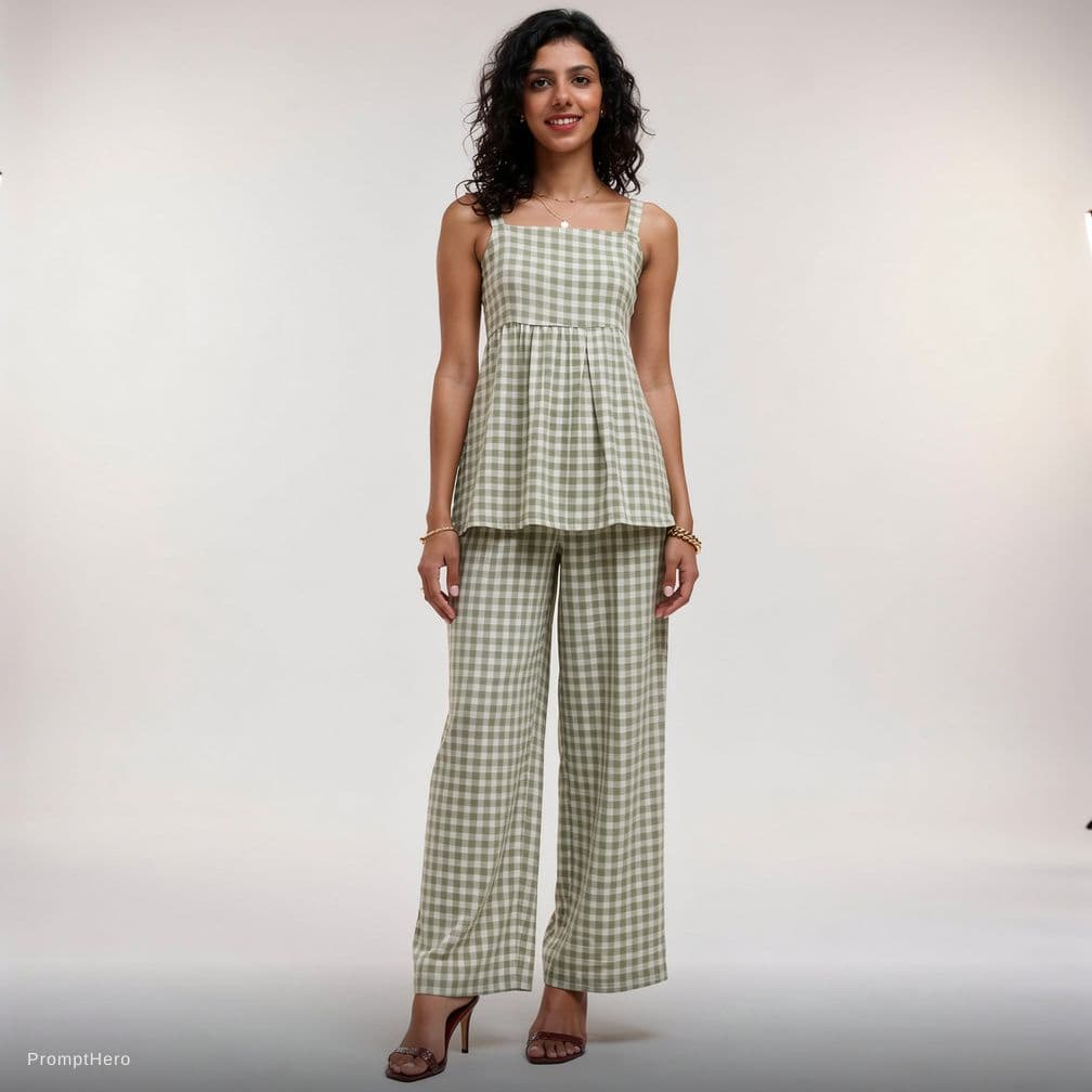 AI generated: High-resolution, full-body photograph of a model in elegant lingerie, studio lighting, fashion-forwa...