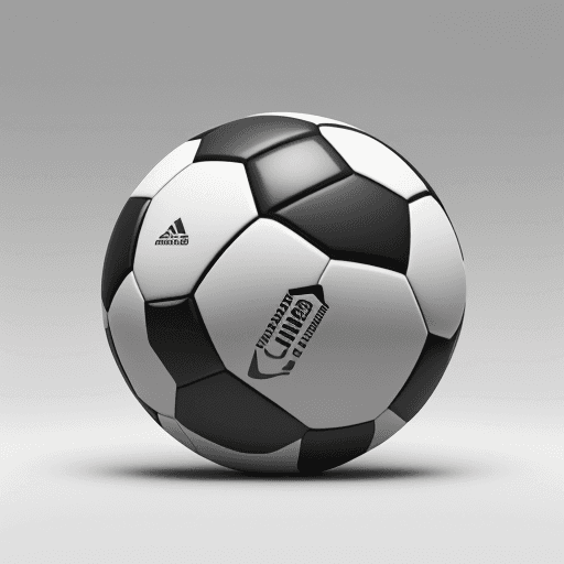 AI generated: Photo of a ultra realistic a soccer ball 8.65 pulgadas (22 cm) y una circunferencia de 27-28 pulgada...