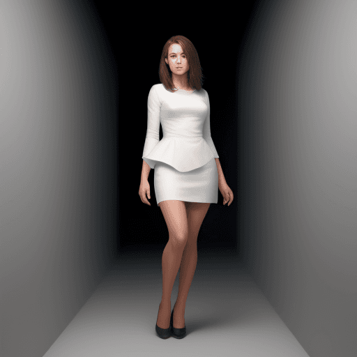 AI generated:  woman, full body