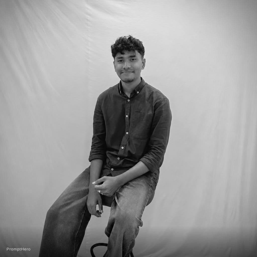 AI generated: change the face of this image into iam senting a images of men thats face 
