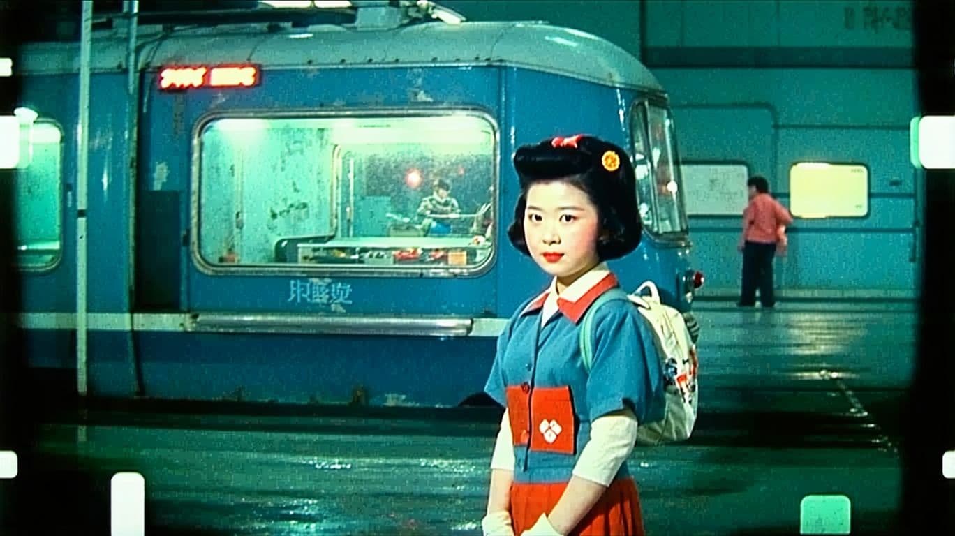 AI generated: /imagineScreengrab of 1950's Super Panavision 70 movie. Retro in color. Jun-hee Squid Game season 2 ...