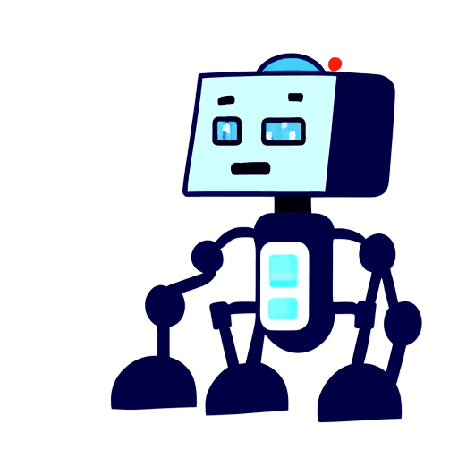 AI generated: A drawing for a web app error screen that shows that the service is unavailable by showing a cute an...
