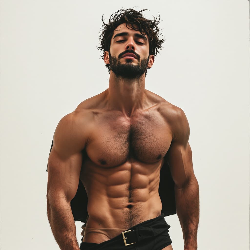 AI generated: Naked Man handsome