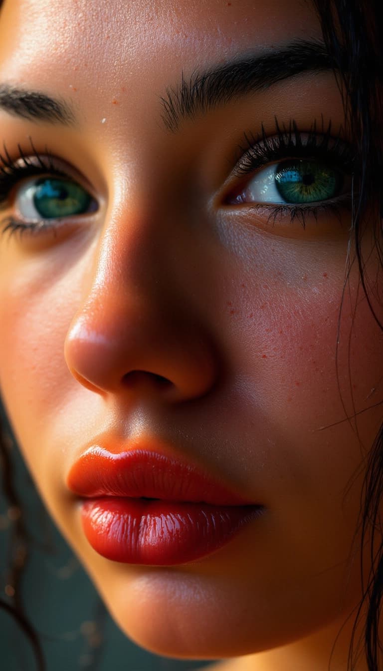 AI generated: Stunning close-up, ultra-realistic, portrait, shot on a Sony A7III, high quality