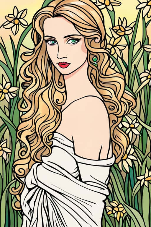 AI generated: ChastityLynn, 
Golden tresses cascading down her shoulders, almond-shaped eyes shining like emerald...