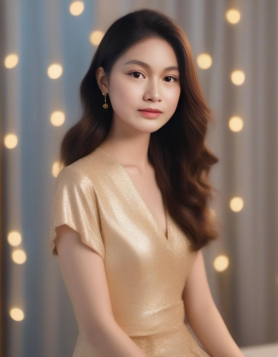 AI generated: Golden Shimmer (DM for Prompt) #SDXL