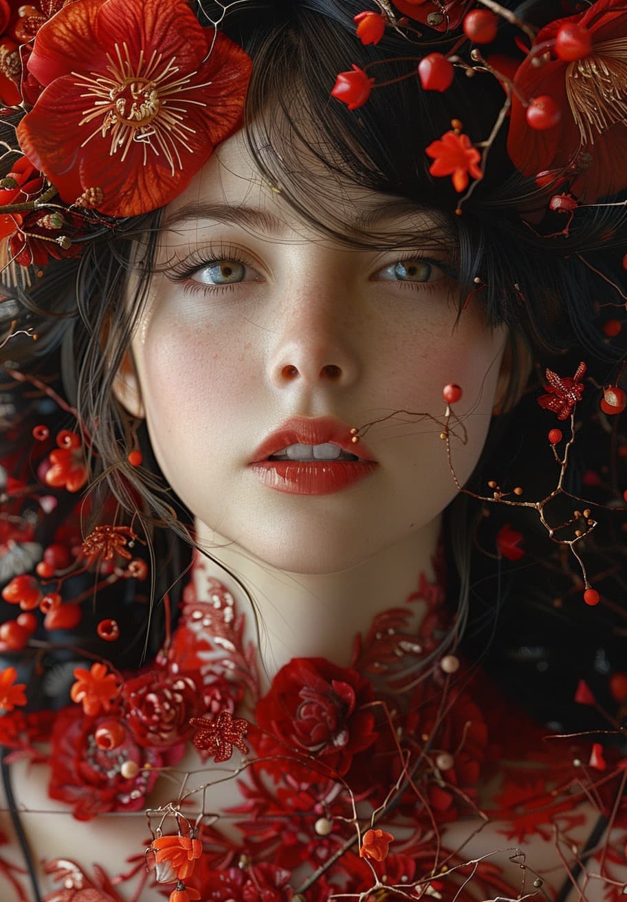AI generated: Alphonse Much and Guweiz Intricate details ::1 very realistic