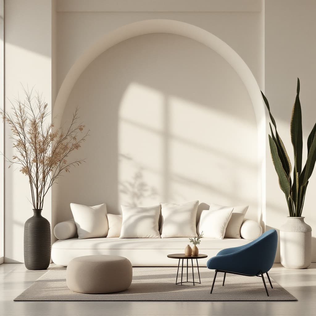 AI generated: "Erstelle ein minimalistisches, kulturell inspiriertes Musterdesign im Hochformat (9:16) für eine mo...