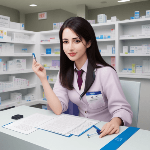 AI generated: Hyper realistic pharmacyst 