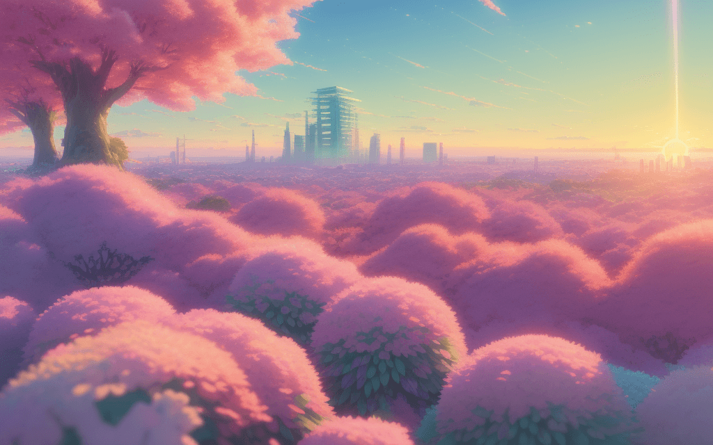 AI generated: pastel colors, morning, sunshine, color, colorful, vivid, dream, detailed rendering, surreal, insane...