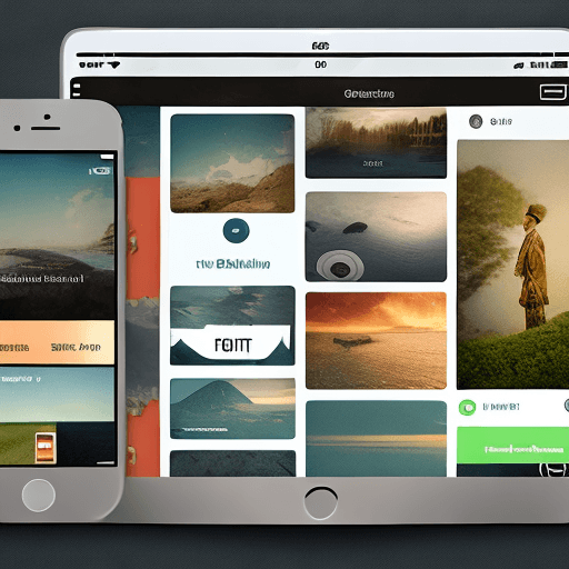 AI generated: Lost and Fount iOS app UI