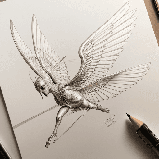 AI generated: Golden Snitch from Harry Potter meticulously drawn ::5
pencil sketch technique, intricate detailing ...