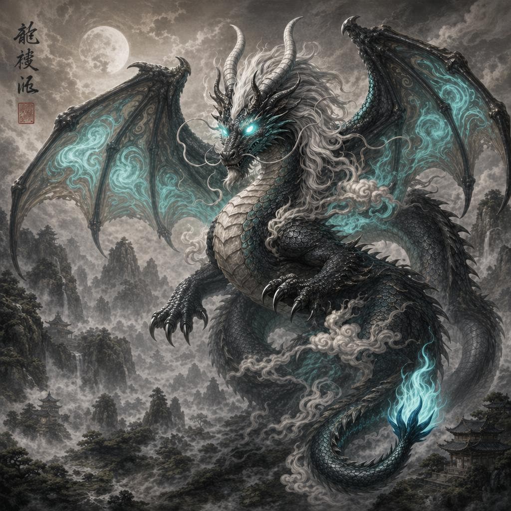 AI generated: Take out the turtle Dragon at the bottom 