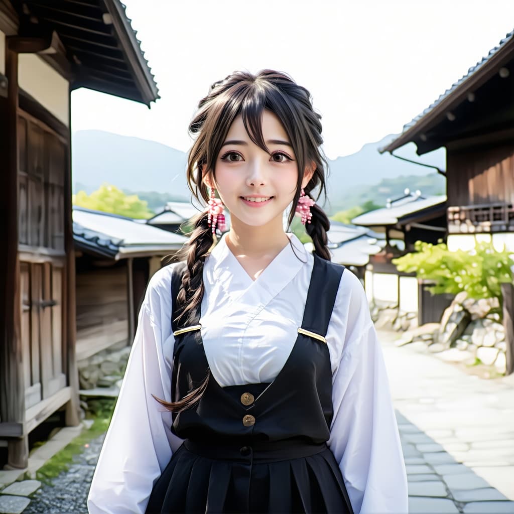 AI generated: girl,  Japanese, cute,