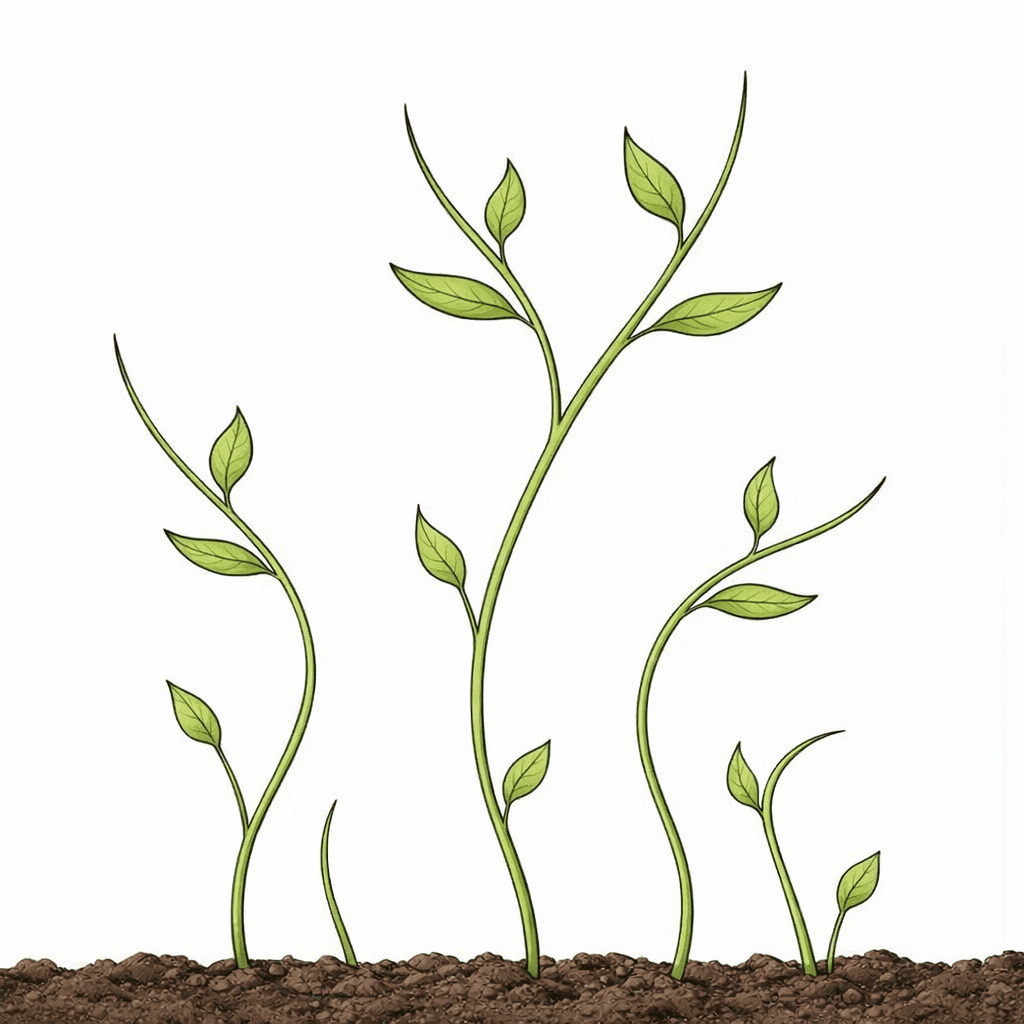 AI generated: Add some soil to the bottom fifth of this picture. 