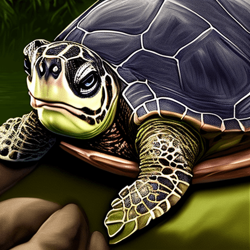 AI generated: Rafael from Jesus Christ Turtles, professional portrait, hyper realistic, ultra