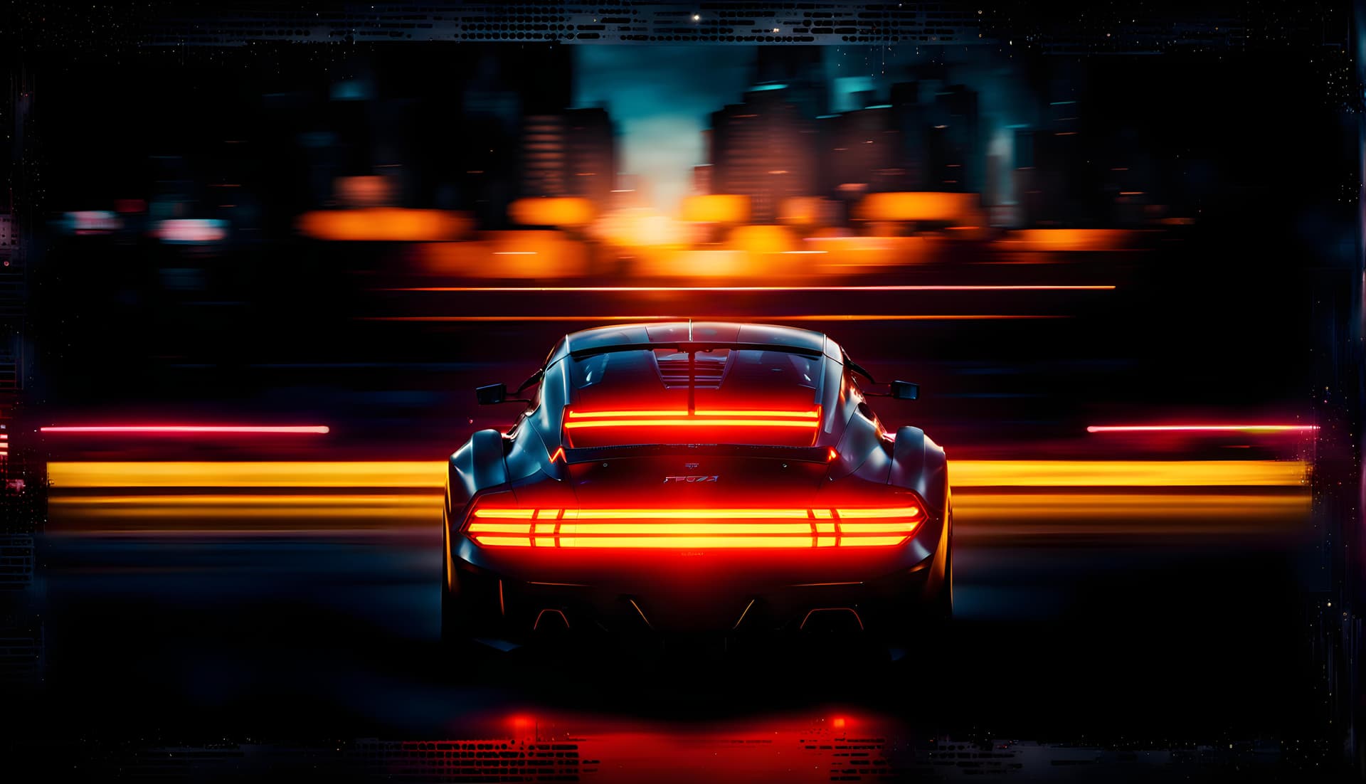 AI generated: cinematic CG 8k wallpaper, action scene from Hot Wheels tabletop racing game, bogus room environment...