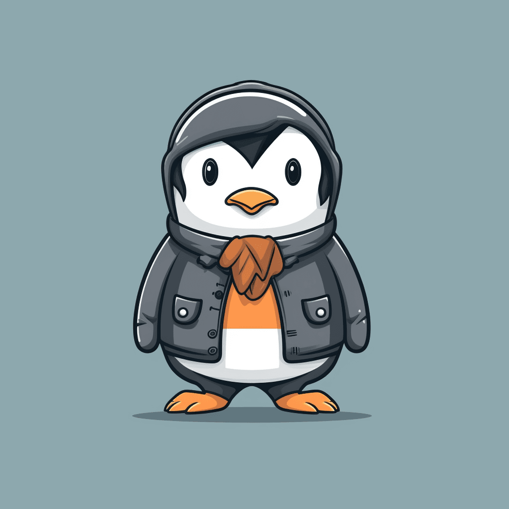 AI generated: A funny tshirt design, comedy core, a hilarious anime comedian penguin with a witty punchline --v 5....