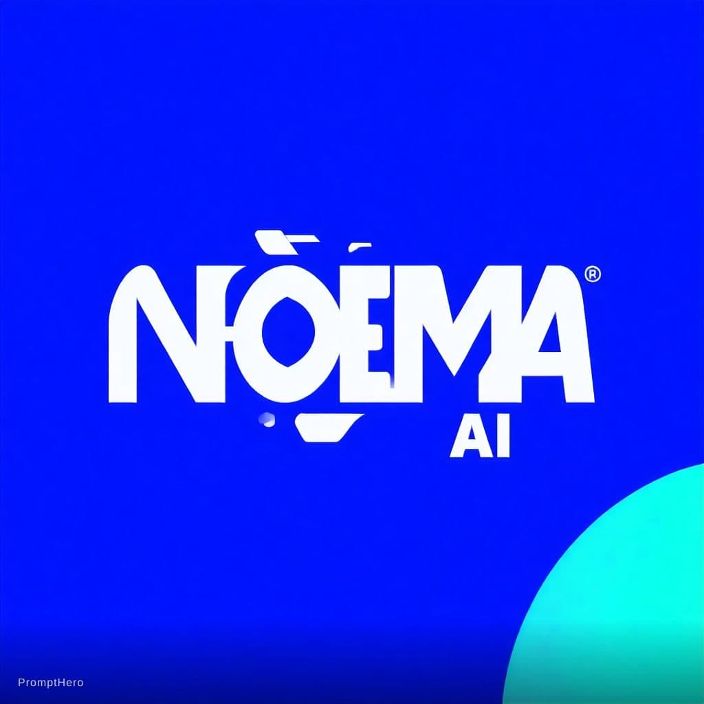 AI generated: logos for a AI Companion App named NOEMA with  the word NOEMA AI in fancy letters