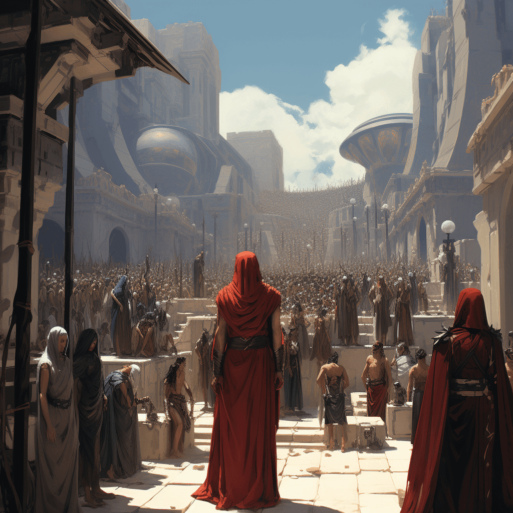 AI generated: 2999 A.D. , style by greg rutkowski