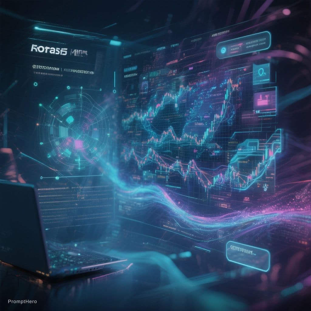 AI generated: crea una imagen para esta descripción: Tecnología high tech Ciberseguridad inteligente y detección d...