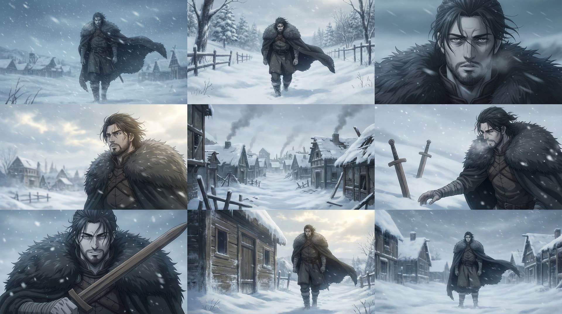 AI generated: Analyze the input image and identify the main subject: Ragnar, the Viking warrior. Maintain perfect ...