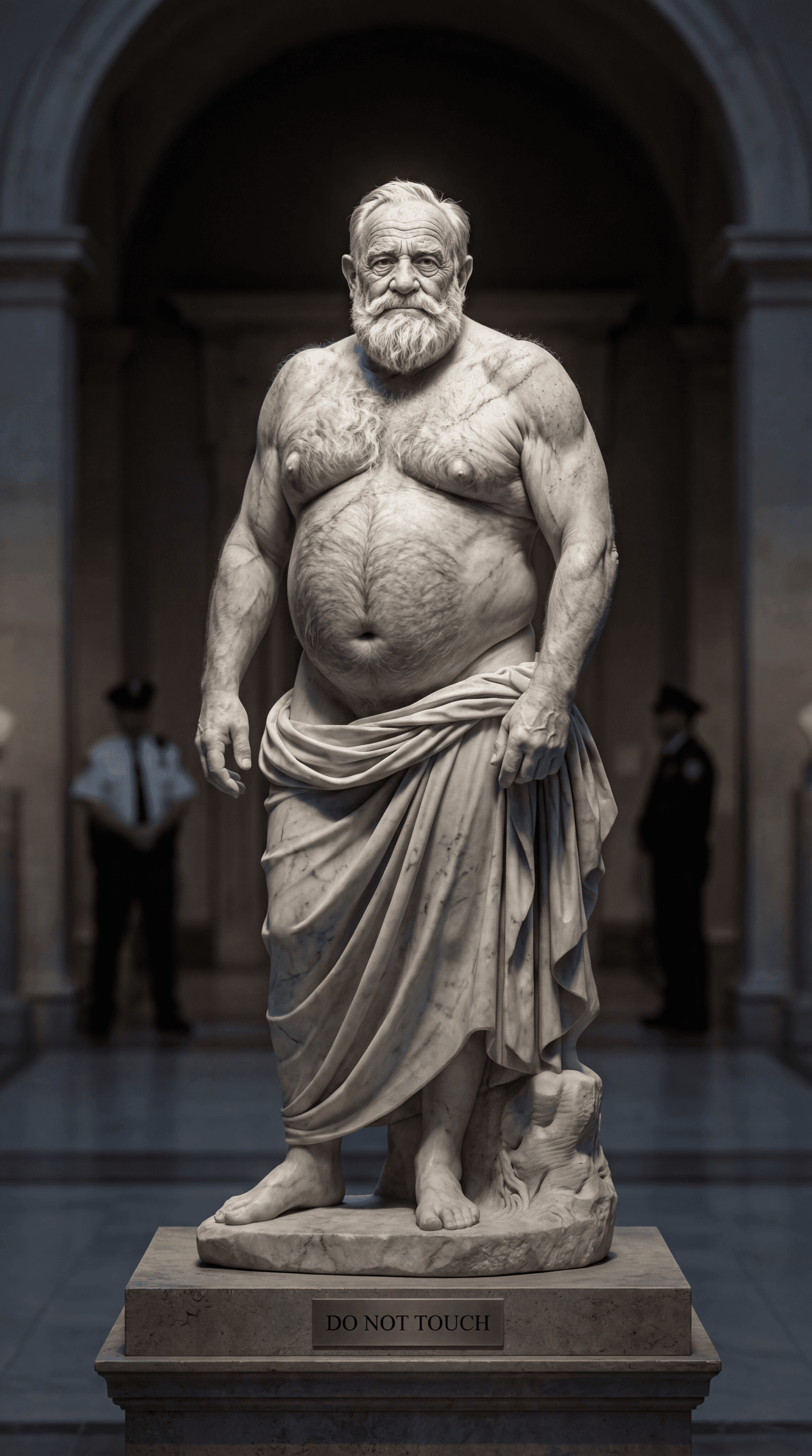 AI generated: ULTRA-REALISTIC FINE ART EDITORIAL PHOTOGRAPHY (vertical, 9:16).
High-end museum campaign aesthetic,...