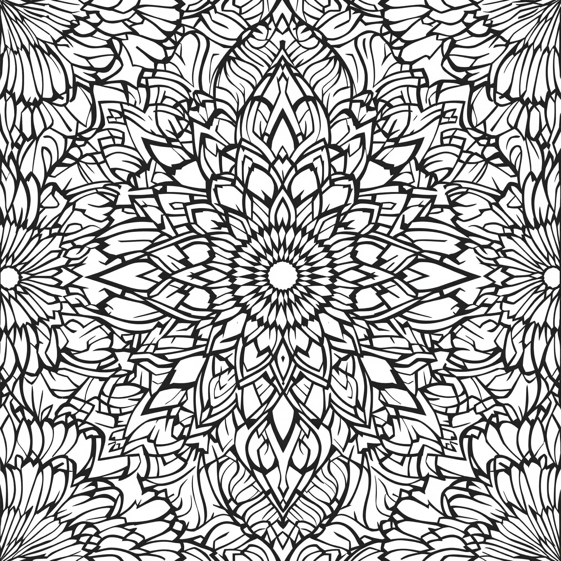 AI generated: "A high-quality black and white coloring page illustration with clean, crisp line art. The image is ...