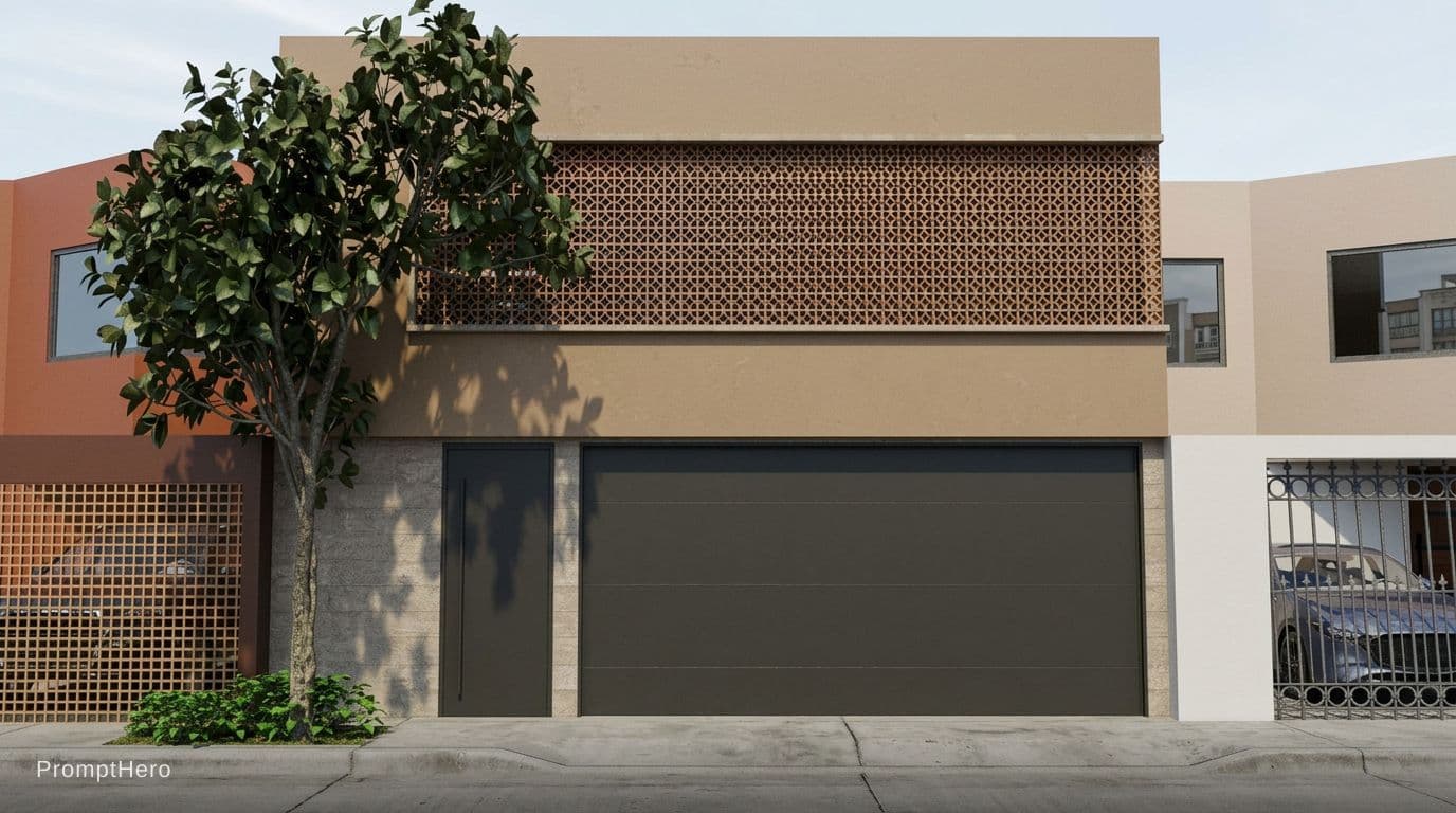 AI generated: Respect the volume, materials, and all the architectural elements of the image, so that it looks ver...