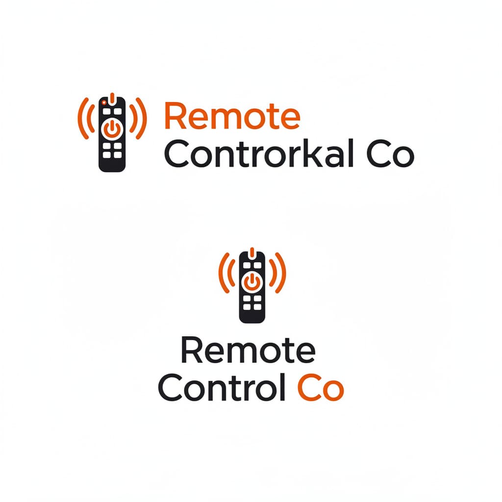 AI generated: I'm seeking a talented designer to create a modern and sleek logo for my business, Remote Control Co...