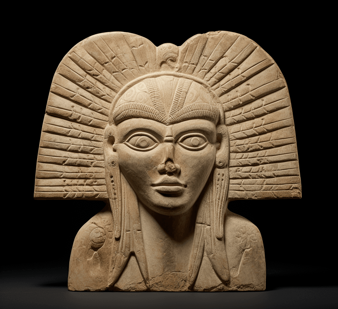 AI generated: lithographical relief, relief, from siqiab, in the style of avian-themed, sculptural expression, rit...