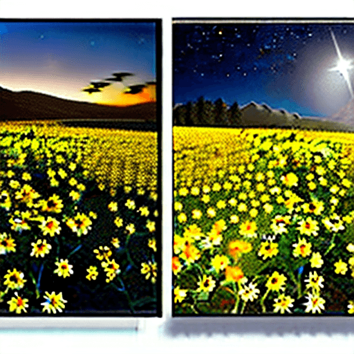 AI generated: sweeping landscape photography (a view from below showing the sky above and the open land below), a ...
